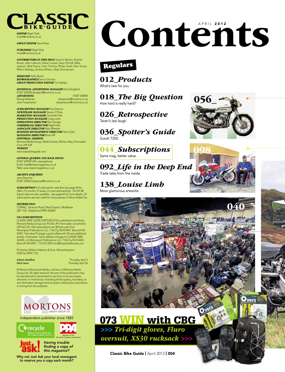 Classic Bike Guide Preview Pages