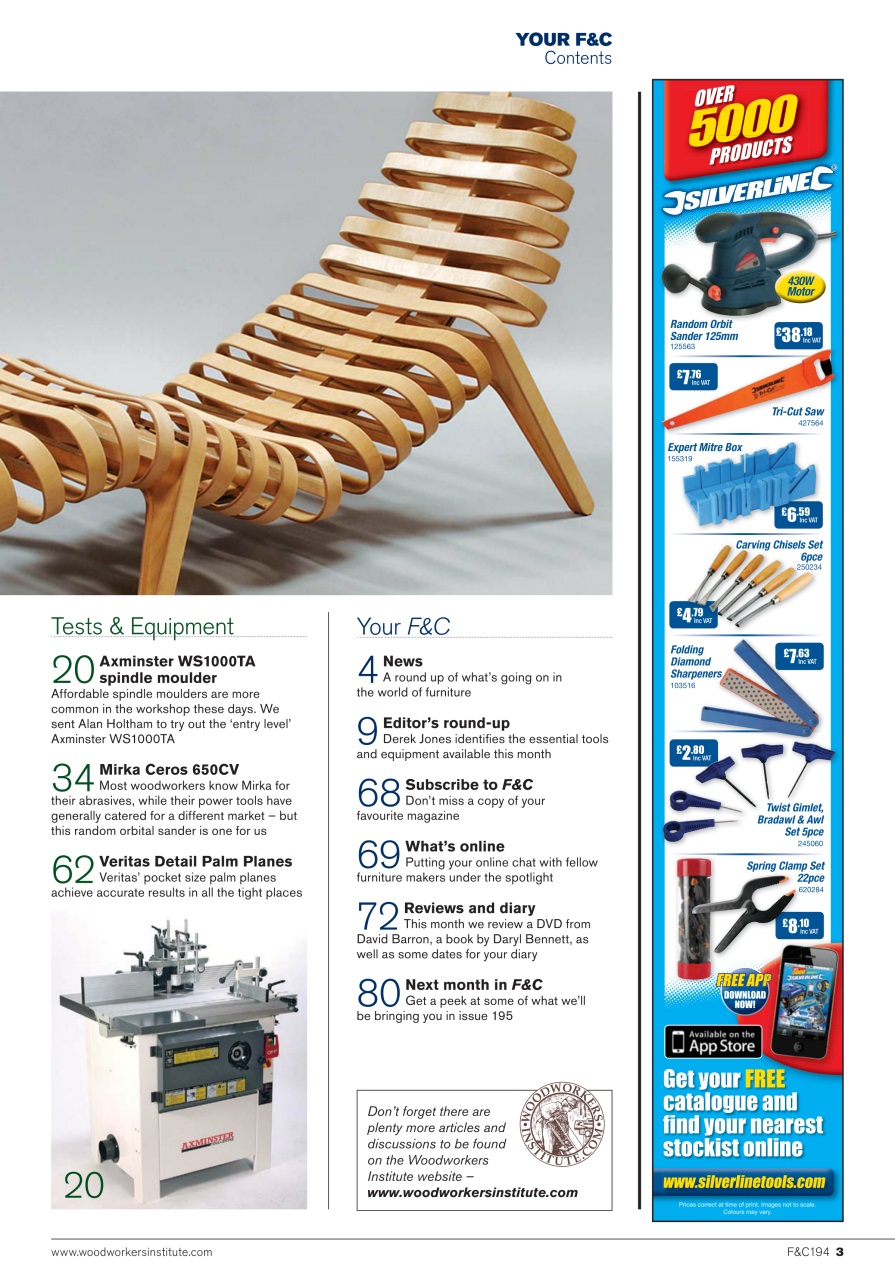 Furniture & Cabinetmaking Preview Pages