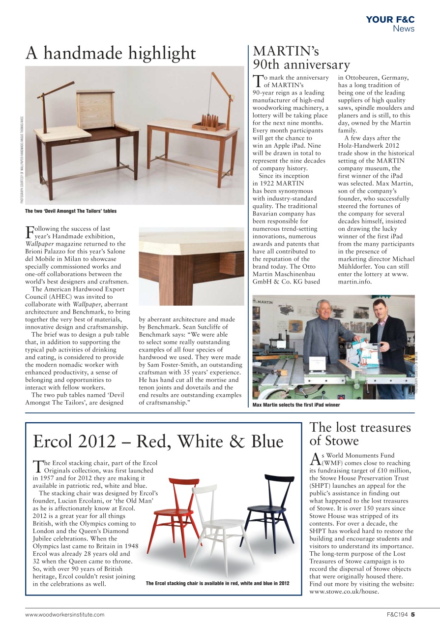 Furniture & Cabinetmaking Preview Pages