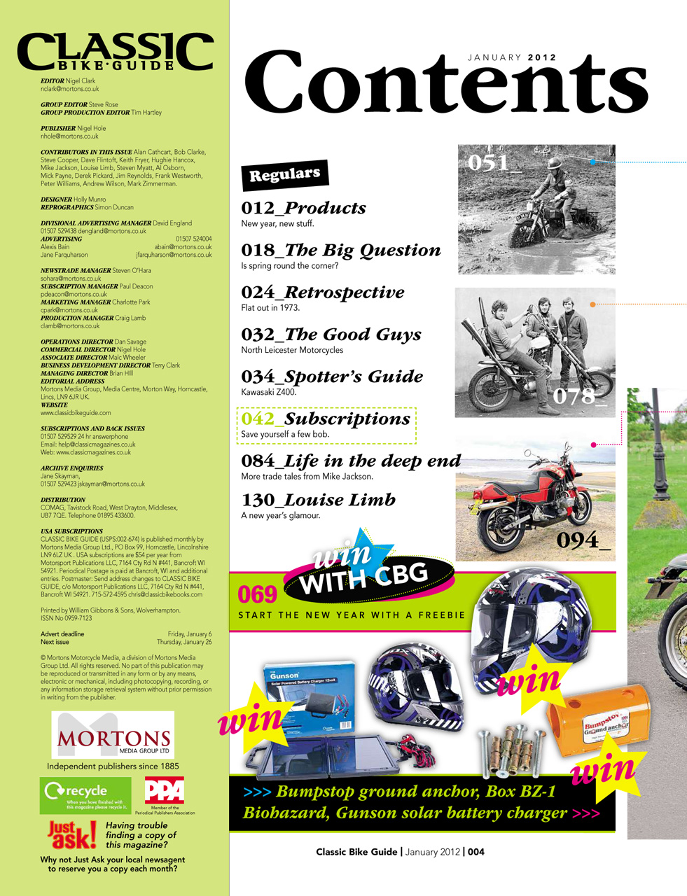 Classic Bike Guide Preview Pages
