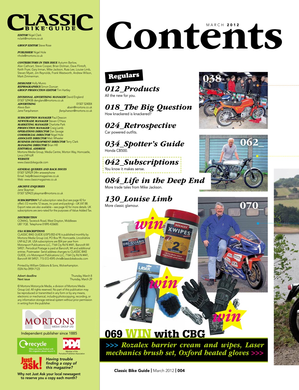 Classic Bike Guide Preview Pages