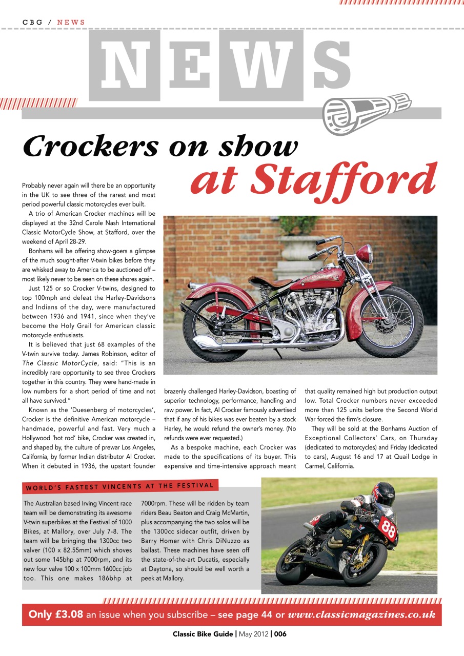 Classic Bike Guide Preview Pages