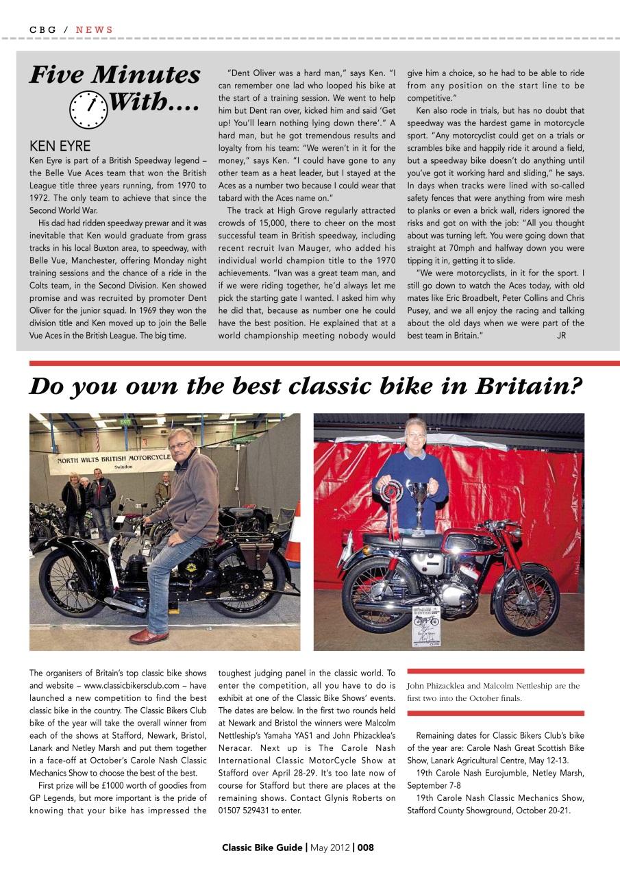 Classic Bike Guide Preview Pages