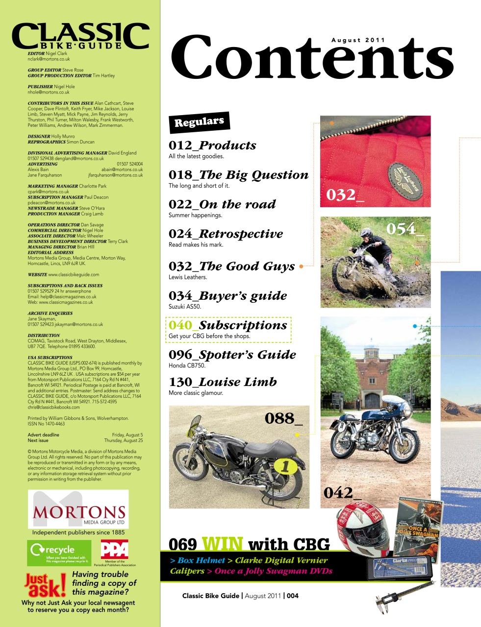 Classic Bike Guide Preview Pages