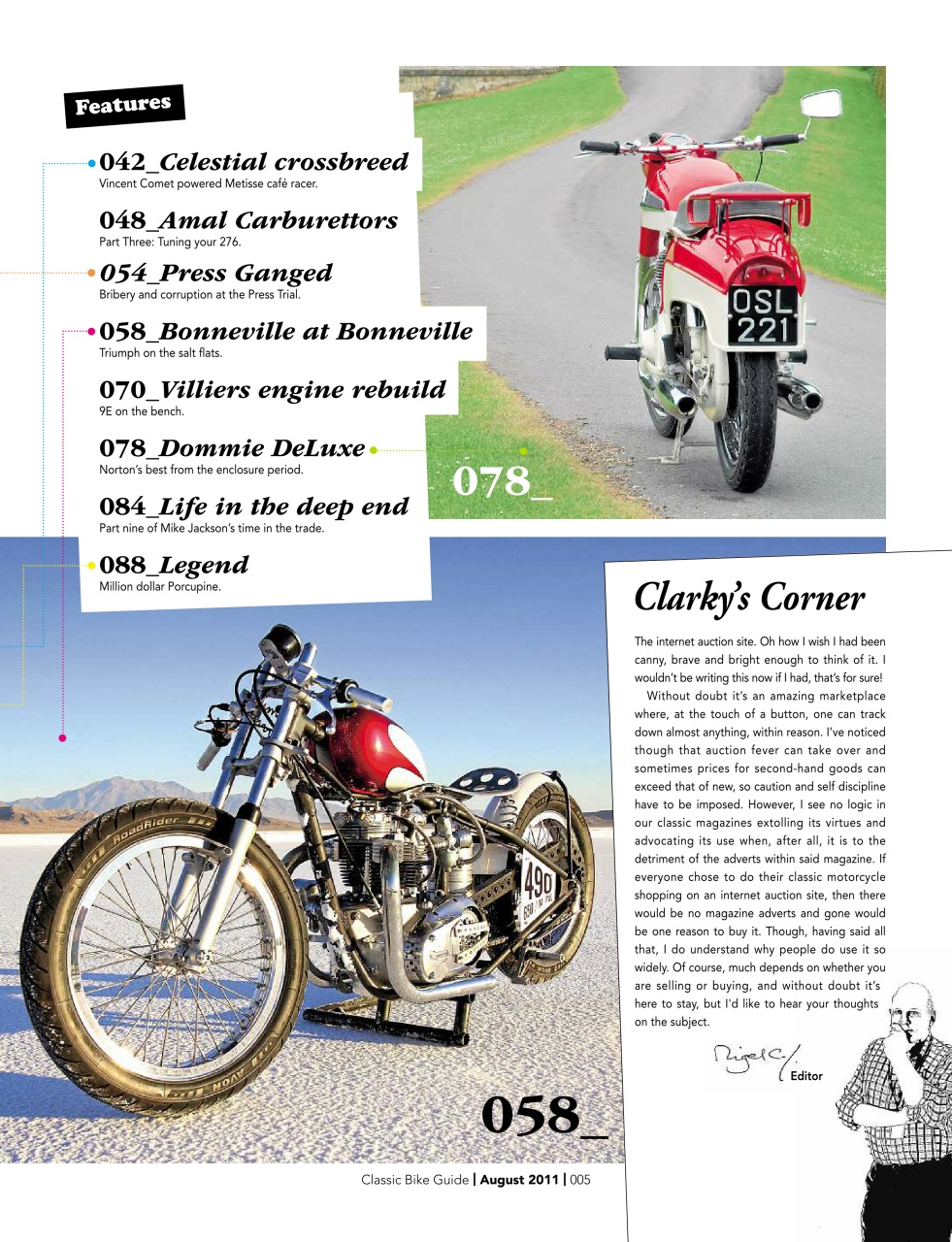 Classic Bike Guide Preview Pages