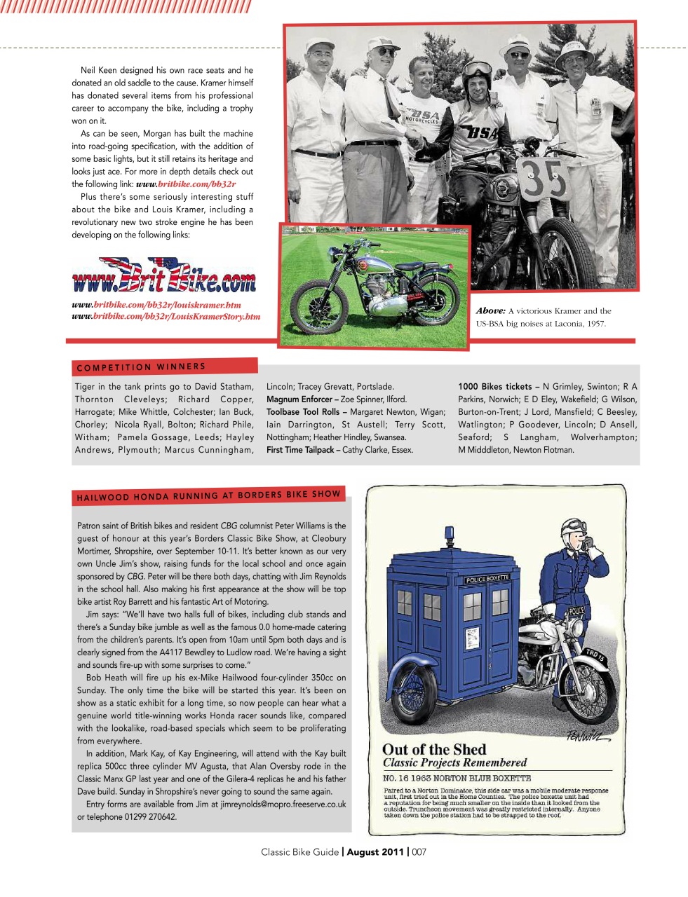 Classic Bike Guide Preview Pages