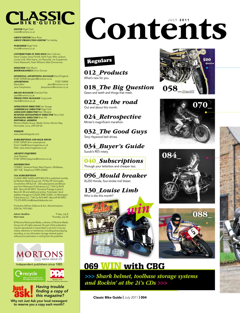 Classic Bike Guide Preview Pages