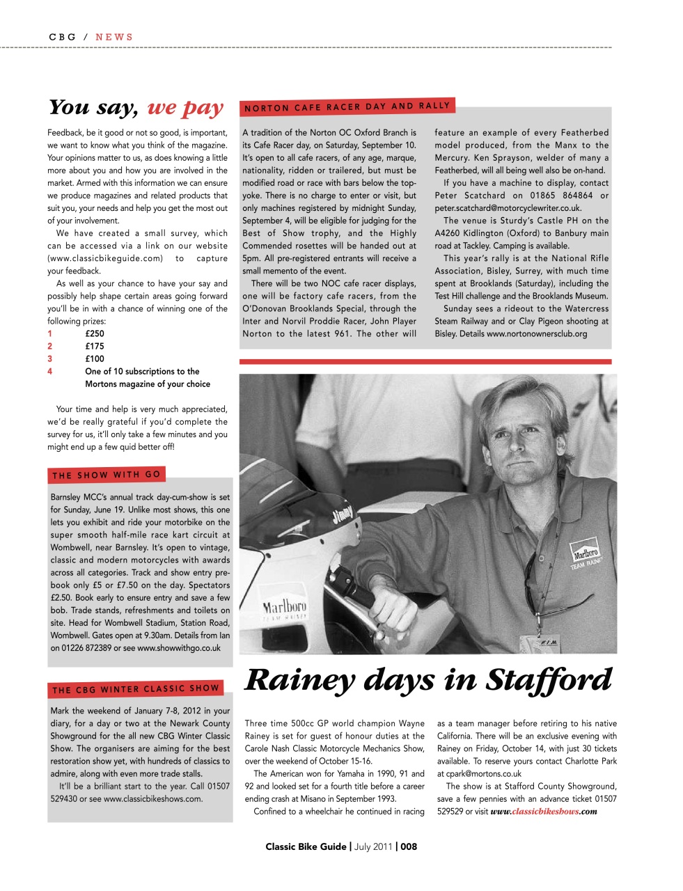 Classic Bike Guide Preview Pages