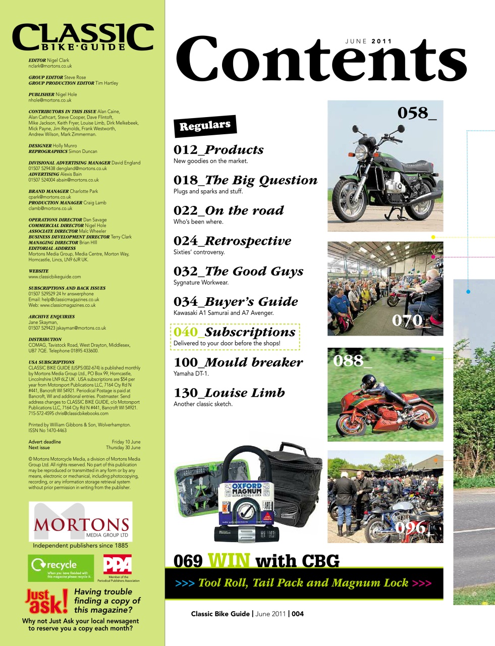 Classic Bike Guide Preview Pages