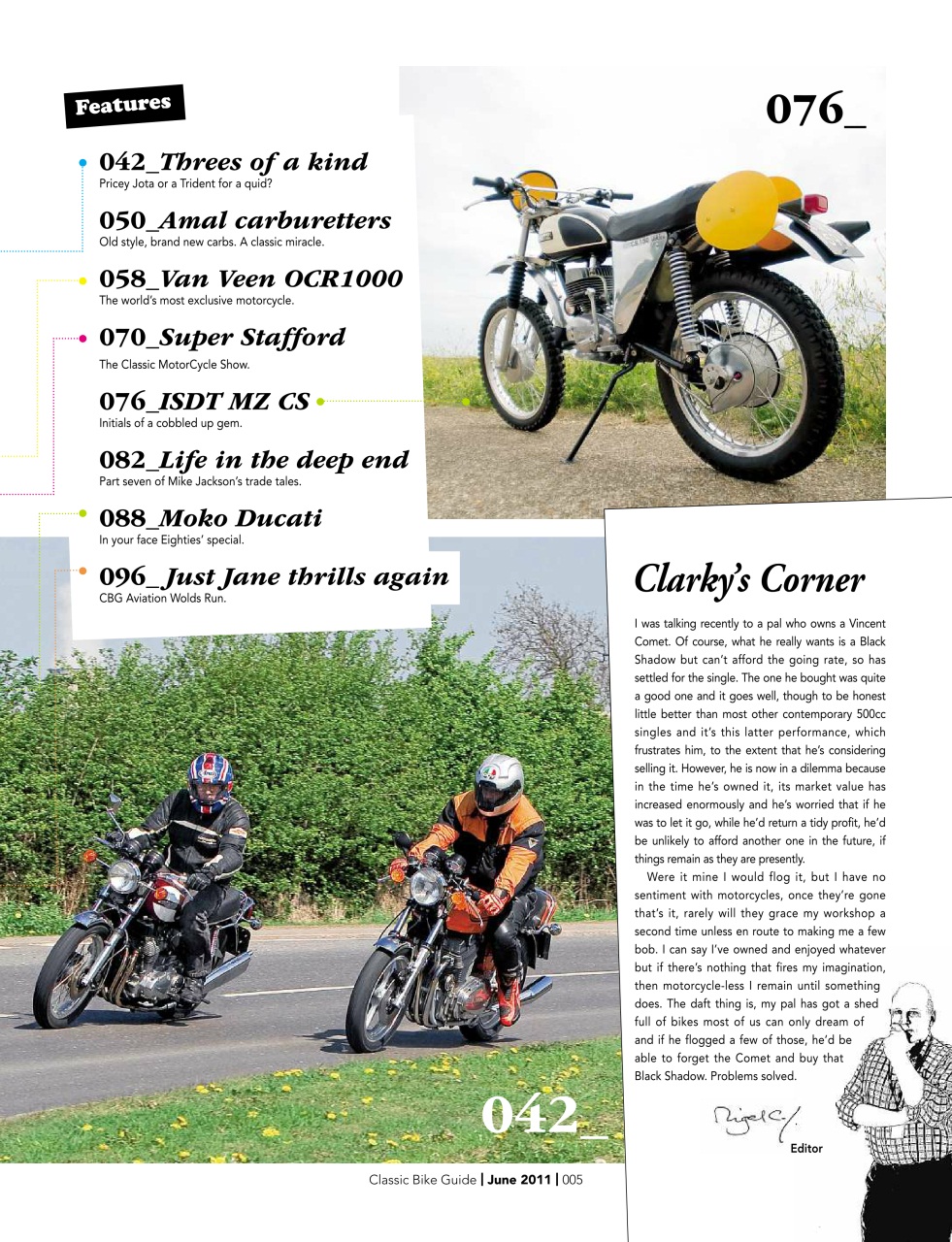 Classic Bike Guide Preview Pages