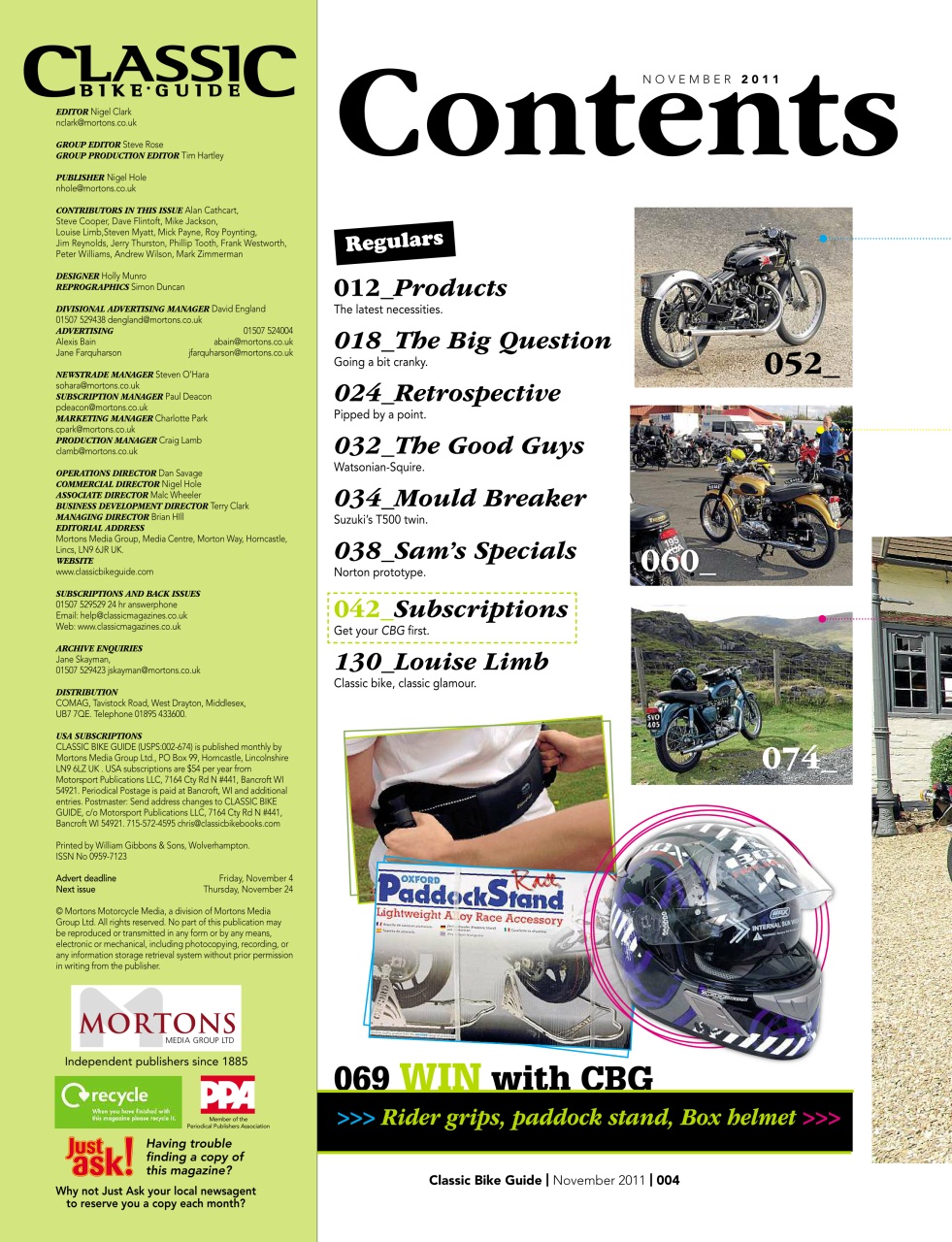 Classic Bike Guide Preview Pages