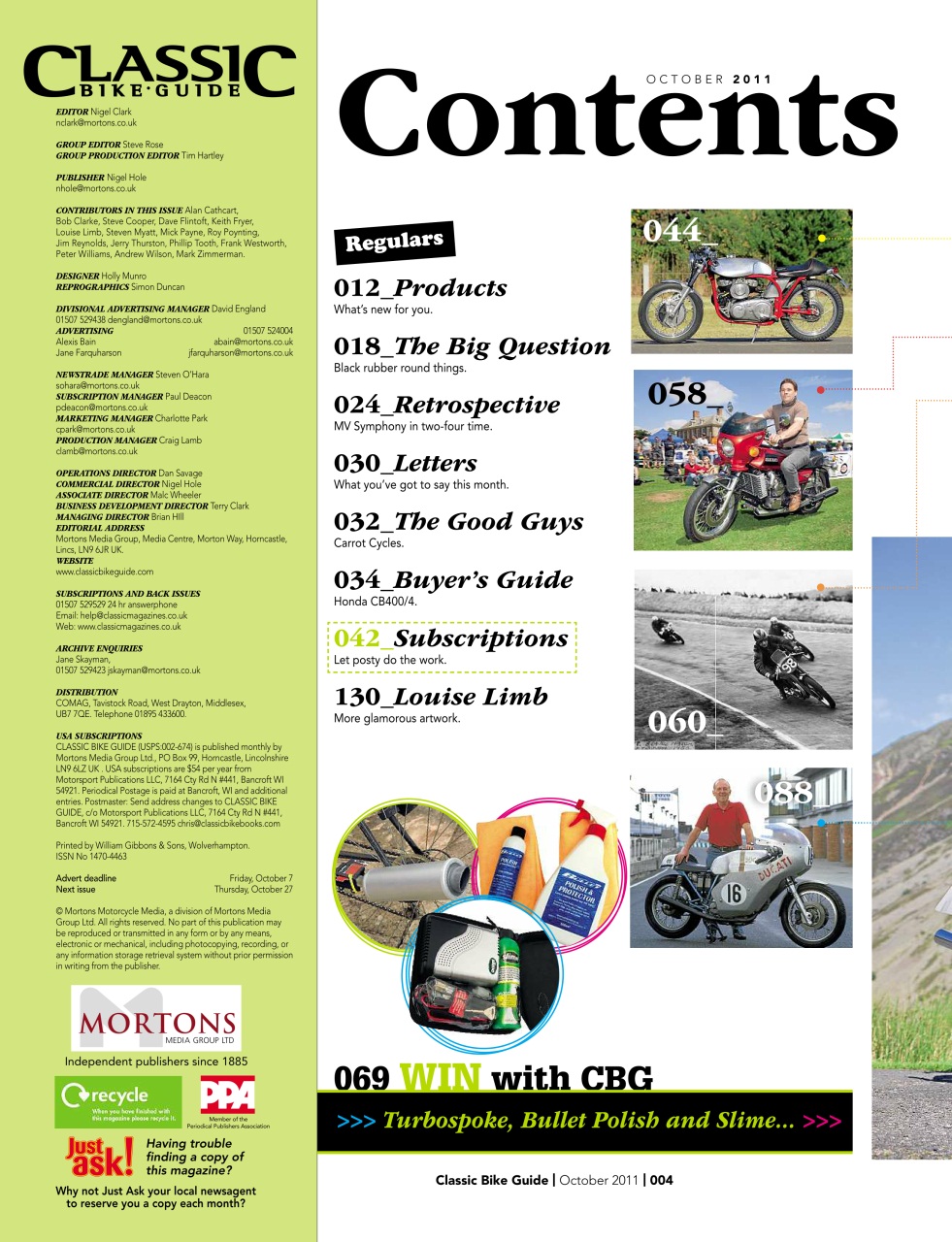 Classic Bike Guide Preview Pages