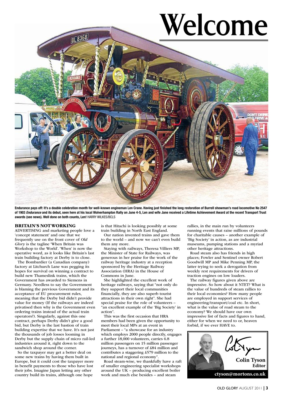 Old Glory Magazine Preview Pages