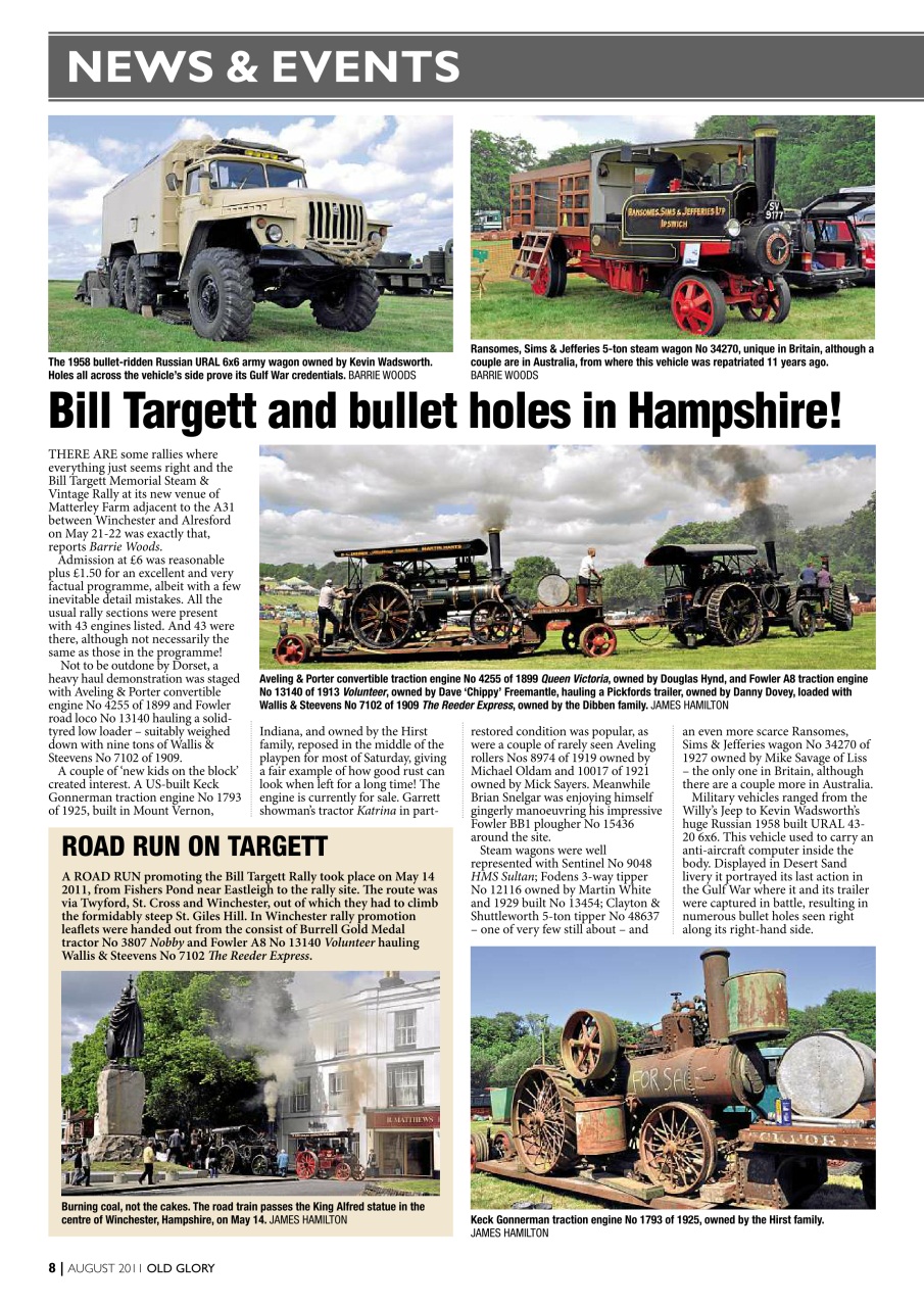 Old Glory Magazine Preview Pages