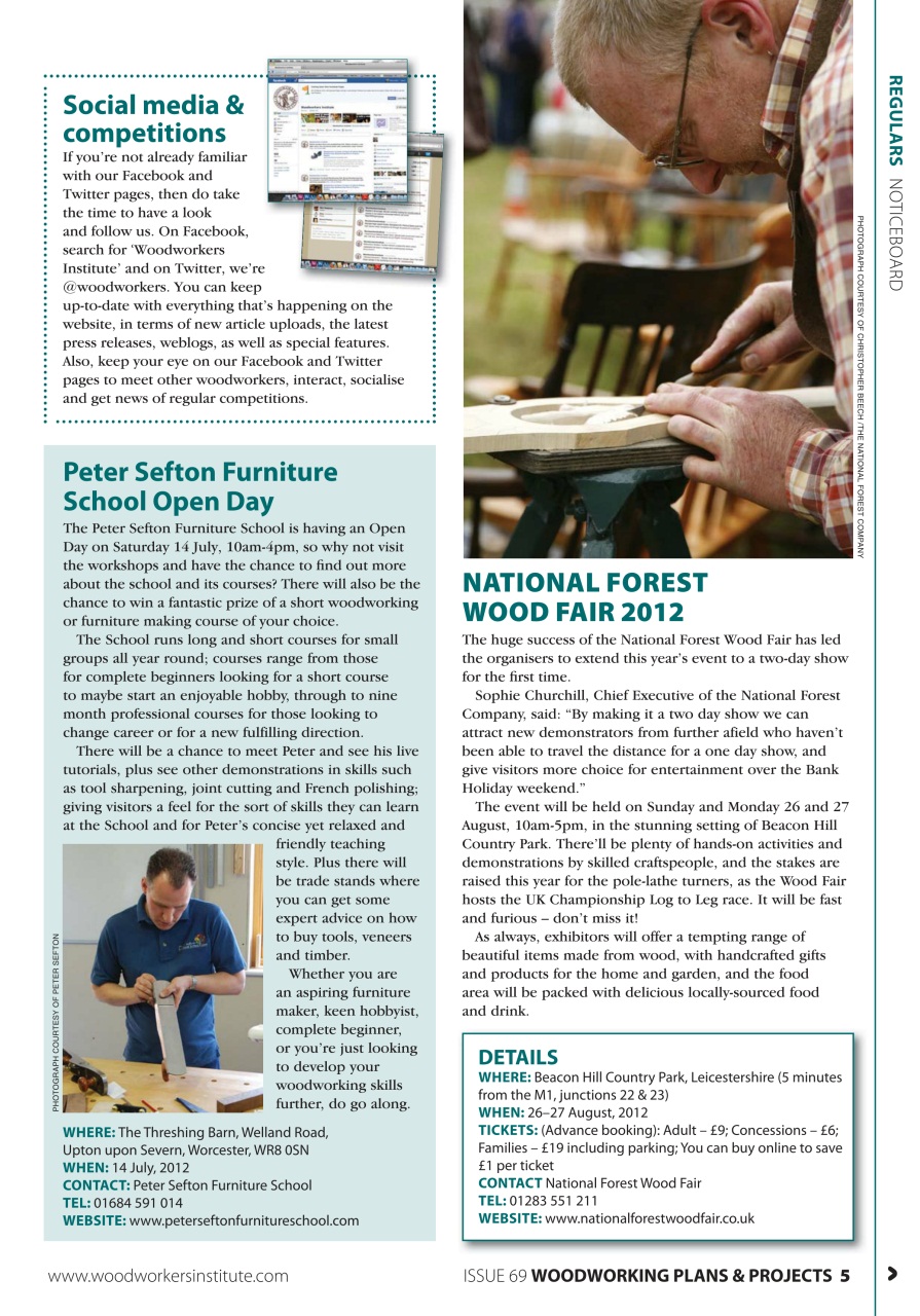 Woodworking Crafts Magazine Preview Pages