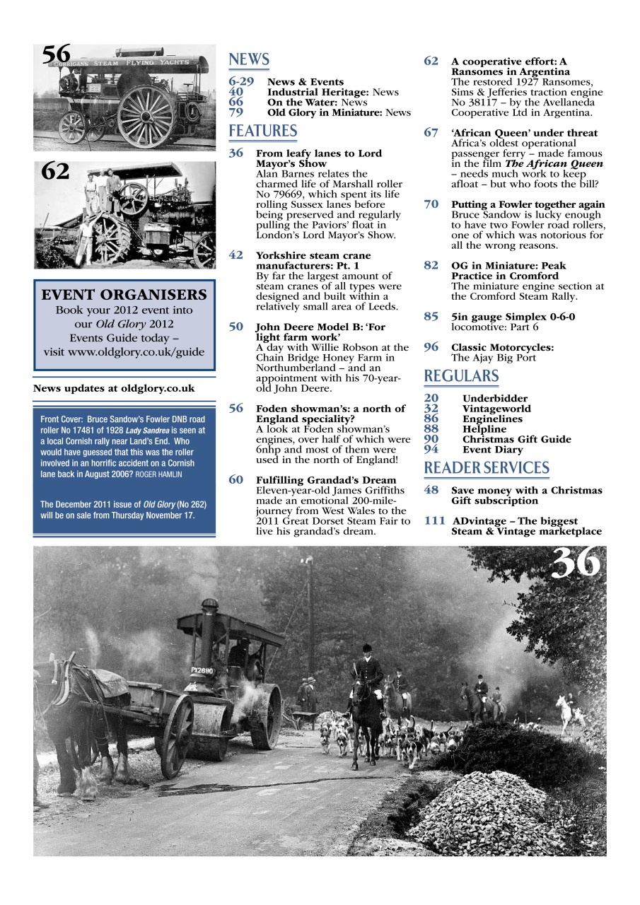 Old Glory Magazine Preview Pages