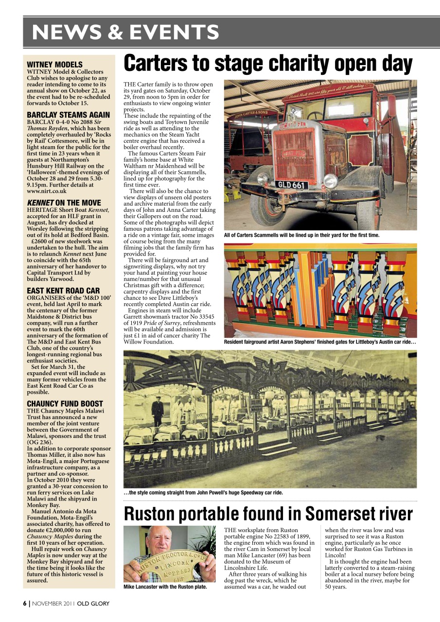 Old Glory Magazine Preview Pages