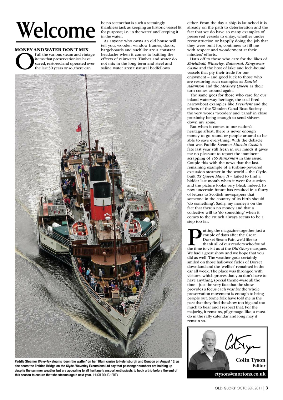 Old Glory Magazine Preview Pages