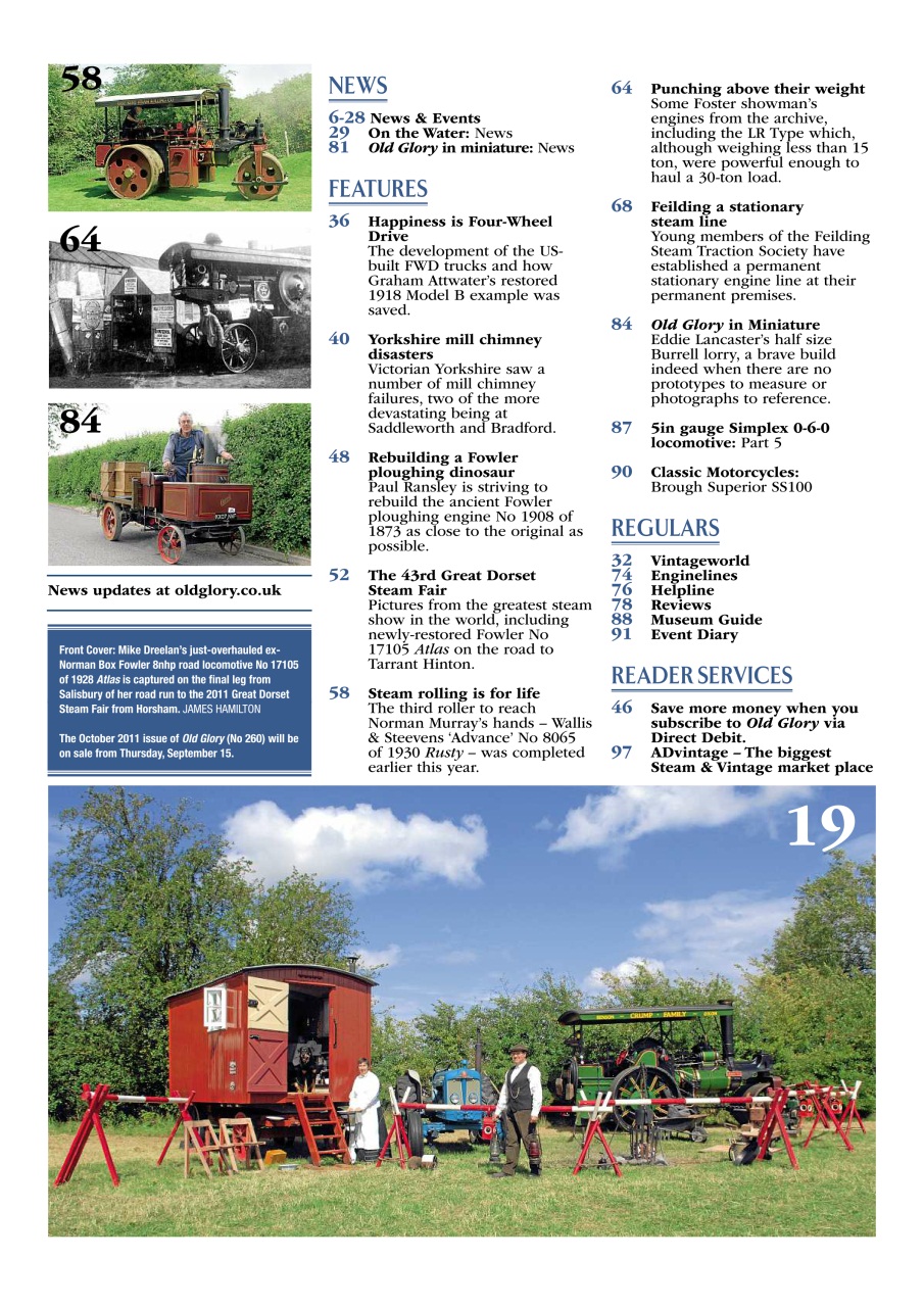 Old Glory Magazine Preview Pages