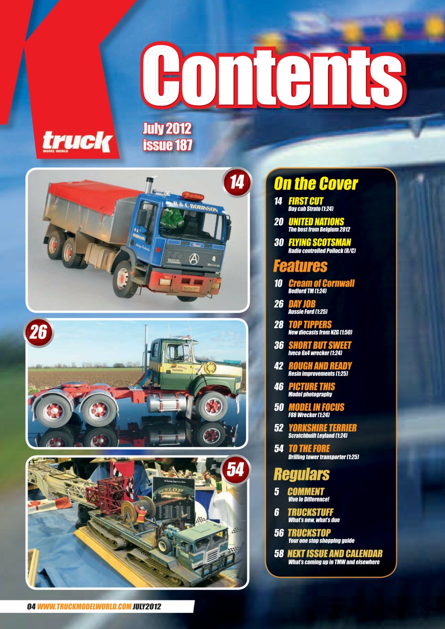 Model Car Truck Motorcycles World Preview Pages