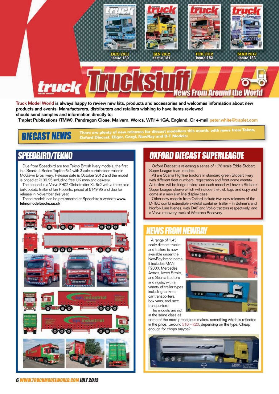 Model Car Truck Motorcycles World Preview Pages