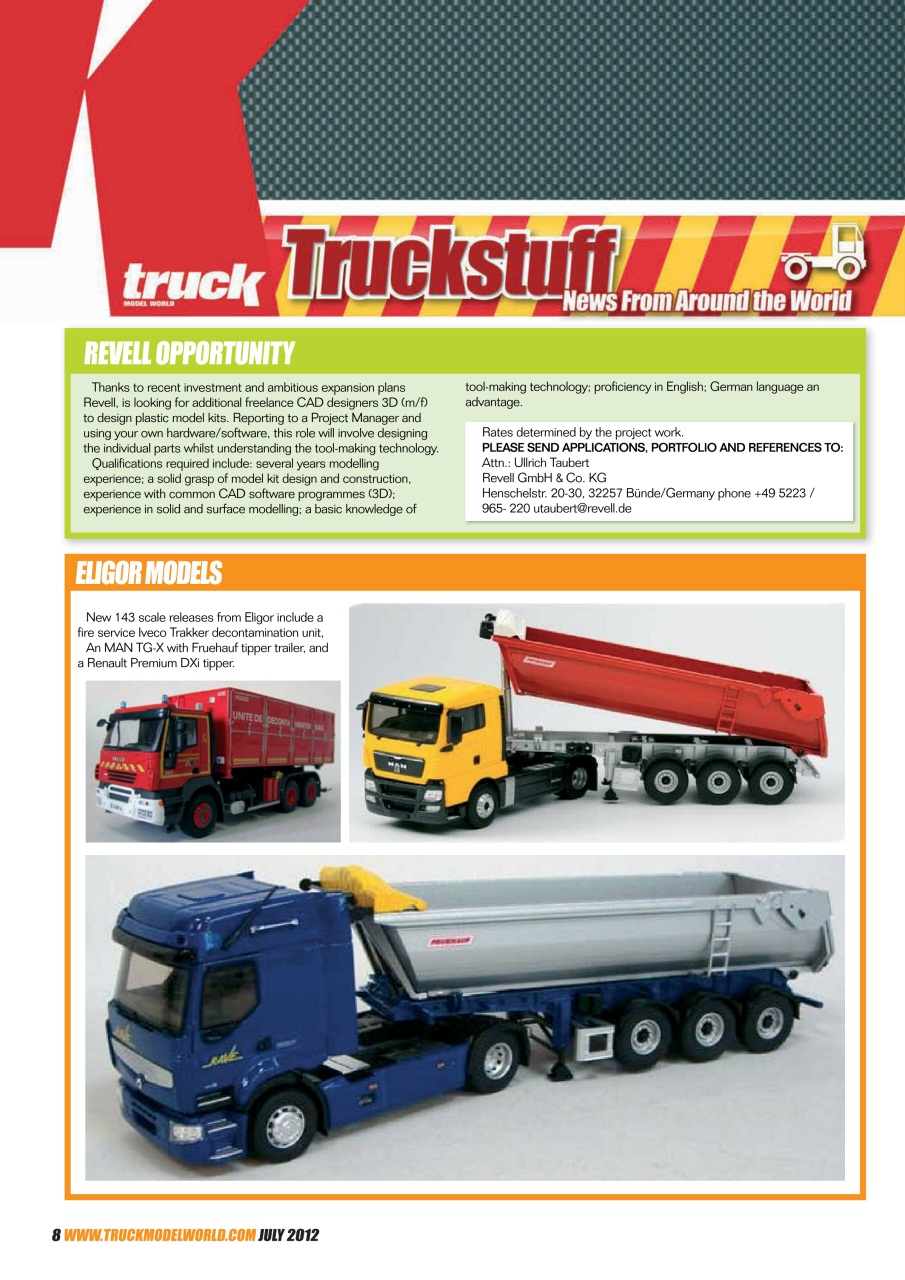 Model Car Truck Motorcycles World Preview Pages