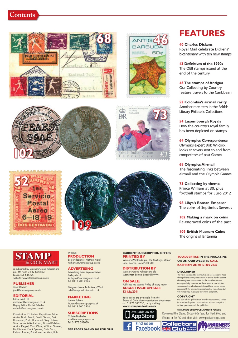 Stamp Collector Preview Pages