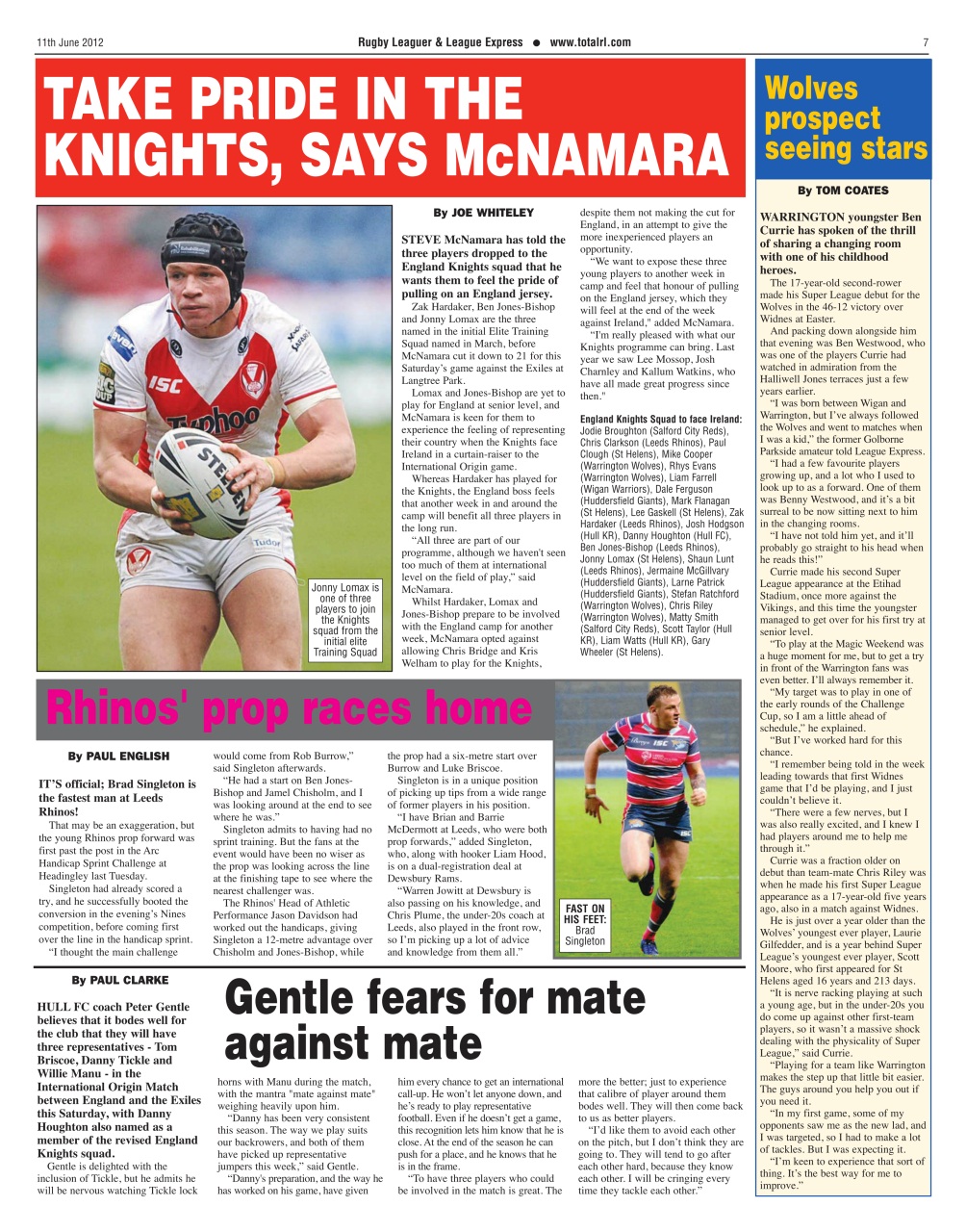 League Express Preview Pages