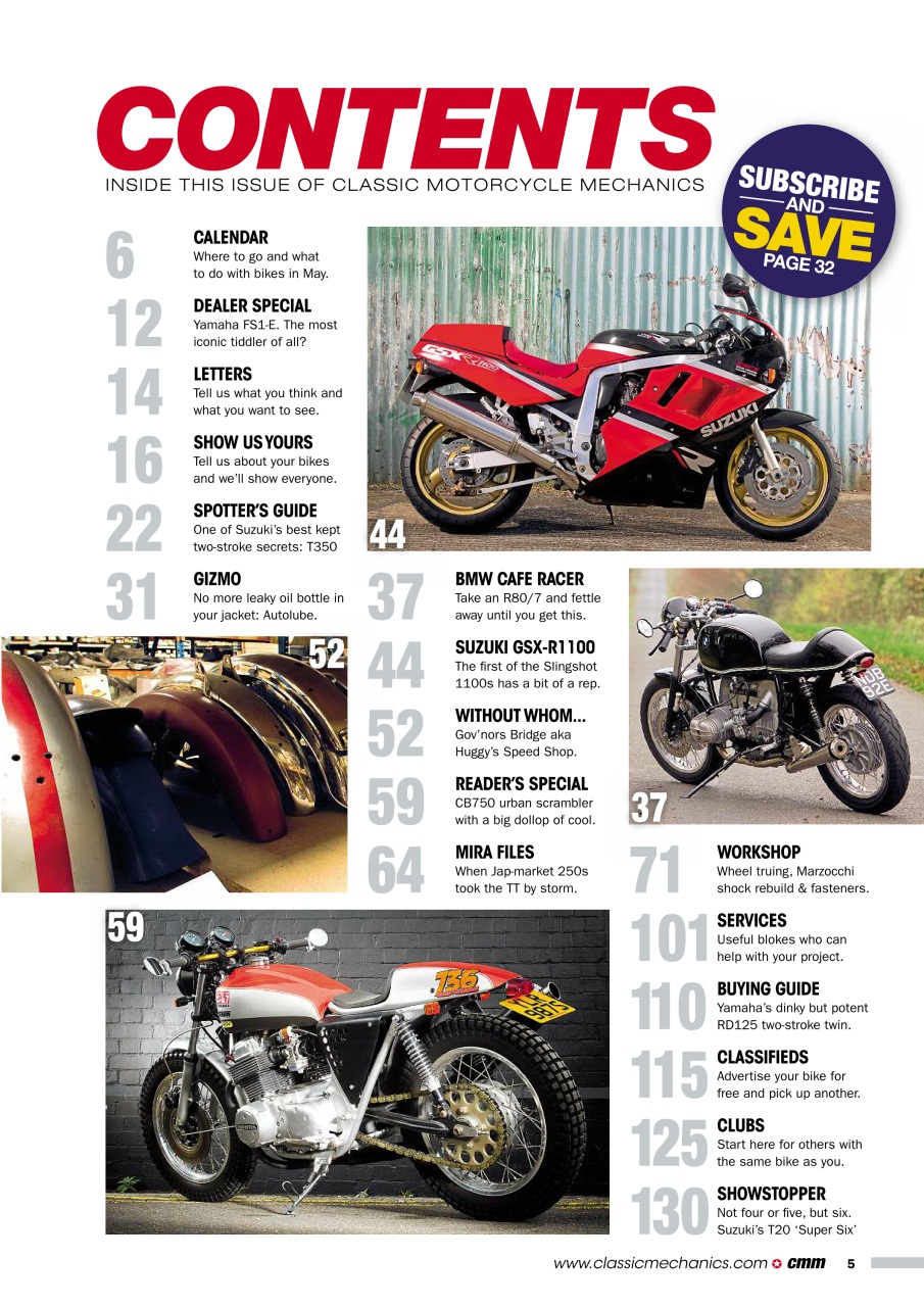 Classic Motorcycle Mechanics Preview Pages