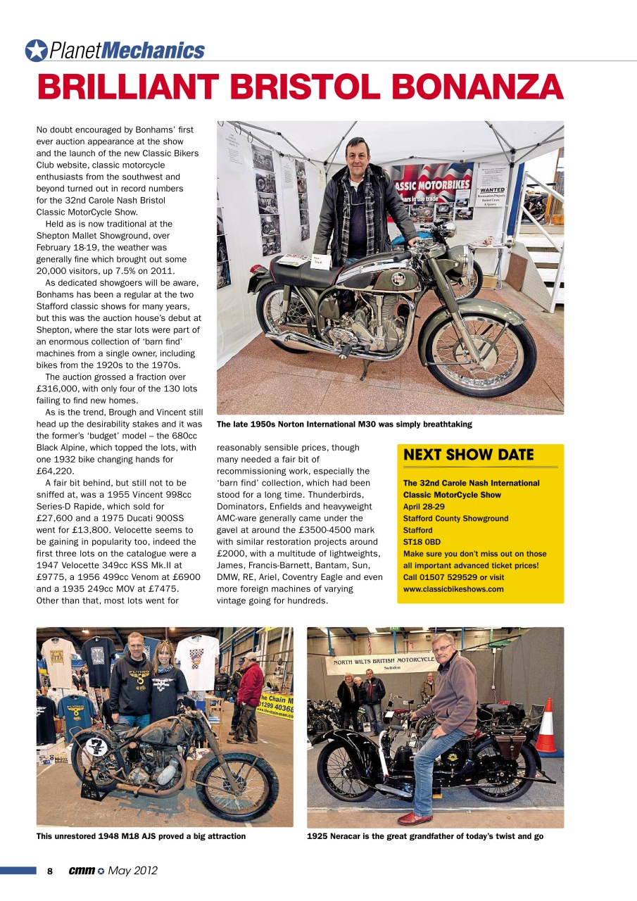 Classic Motorcycle Mechanics Preview Pages