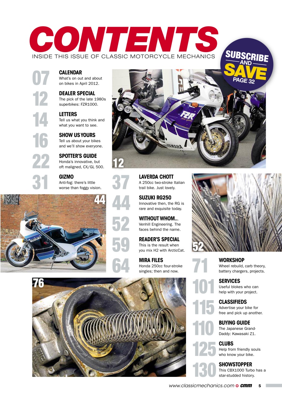 Classic Motorcycle Mechanics Preview Pages