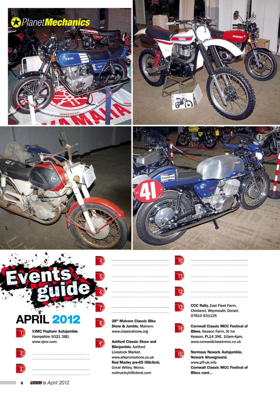 Classic Motorcycle Mechanics Preview Pages