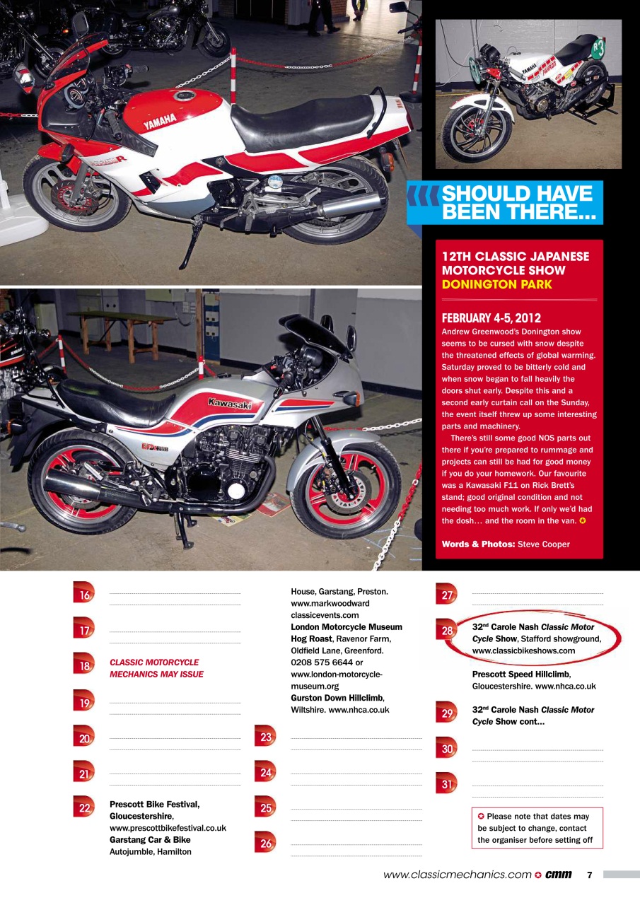 Classic Motorcycle Mechanics Preview Pages