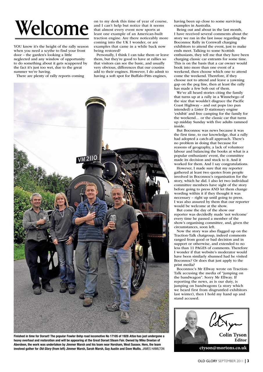 Old Glory Magazine Preview Pages