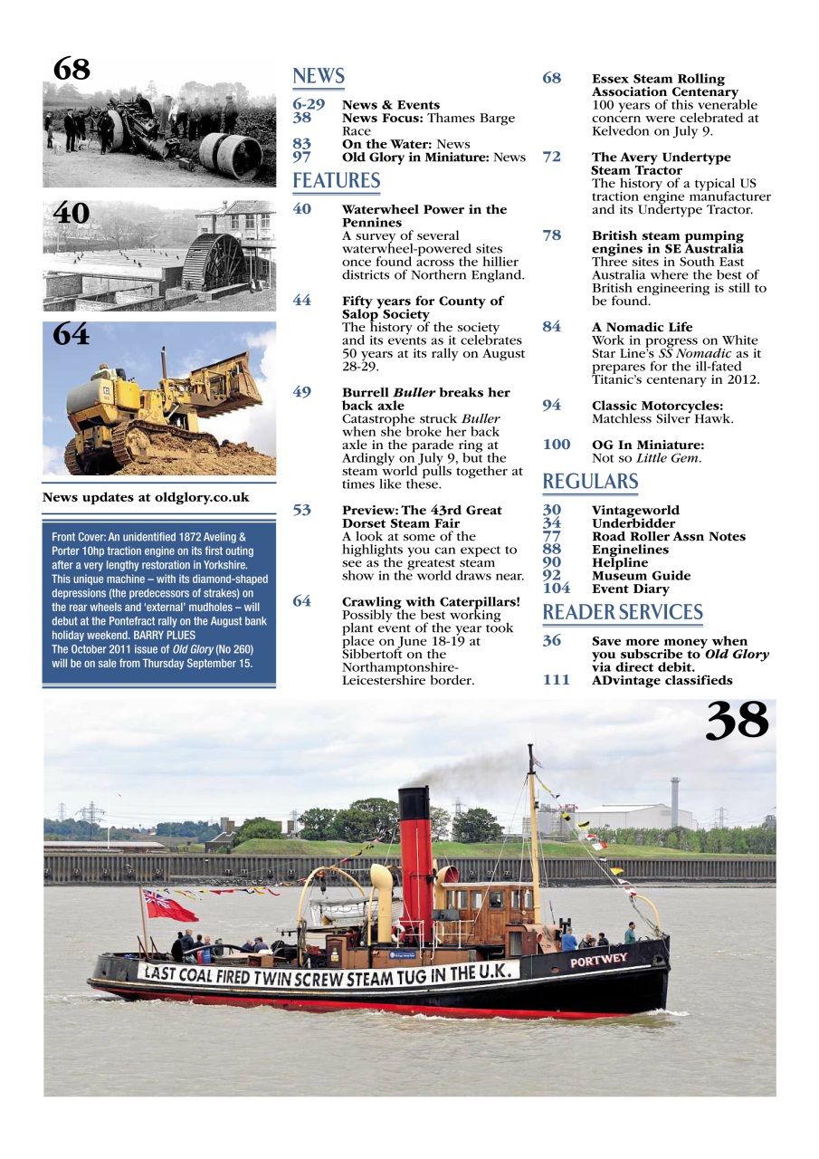 Old Glory Magazine Preview Pages