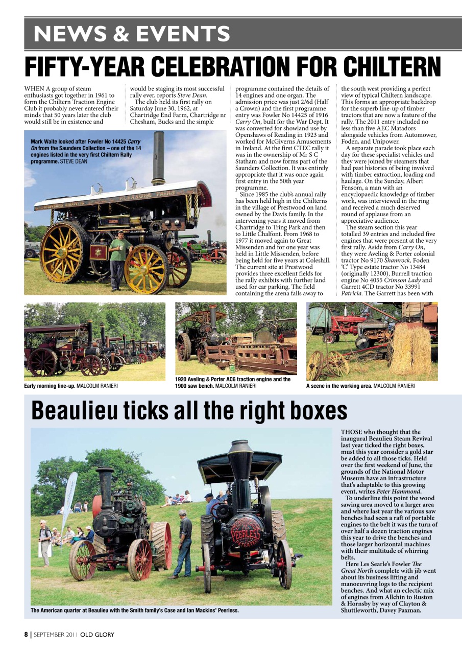 Old Glory Magazine Preview Pages