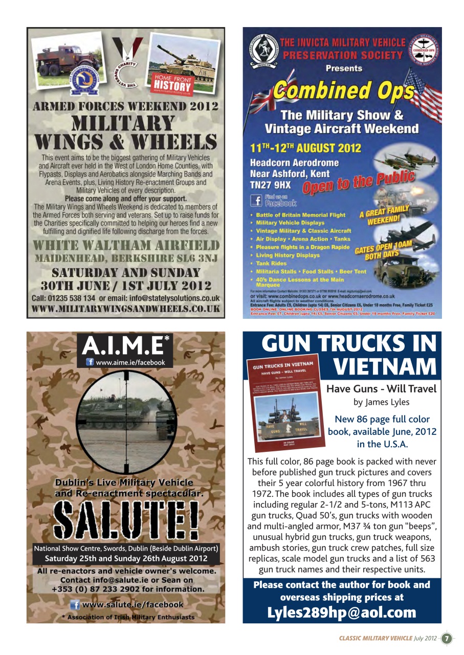 Classic Military Vehicle Preview Pages