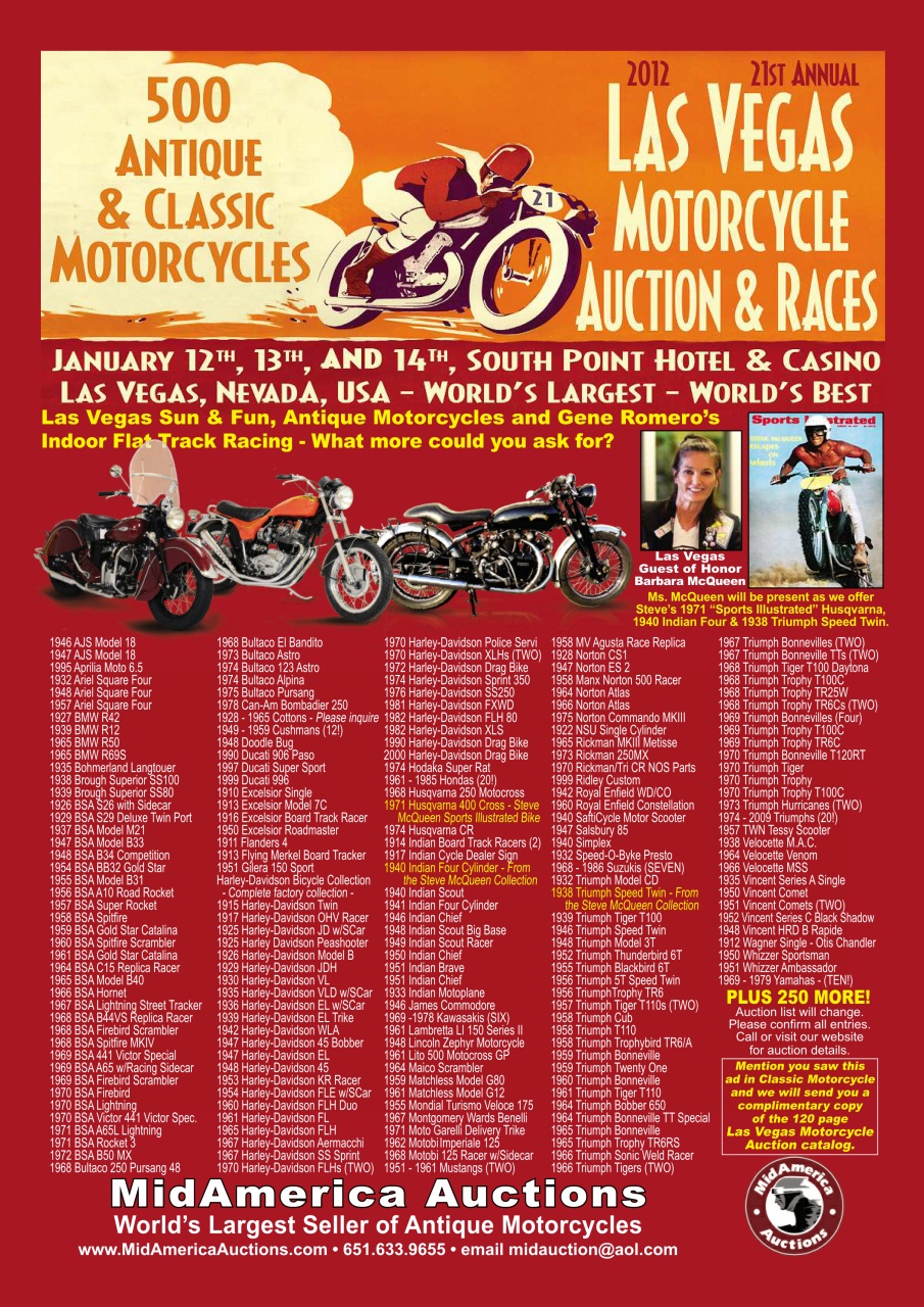 Classic Racer Preview Pages