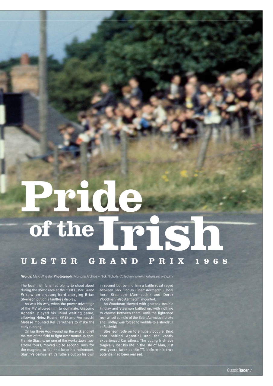 Classic Racer Preview Pages