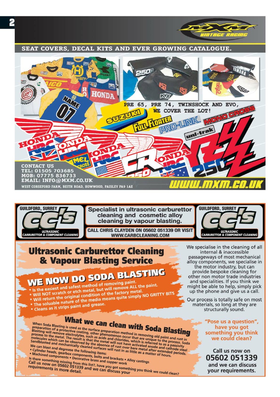 Classic Dirt Bike Preview Pages