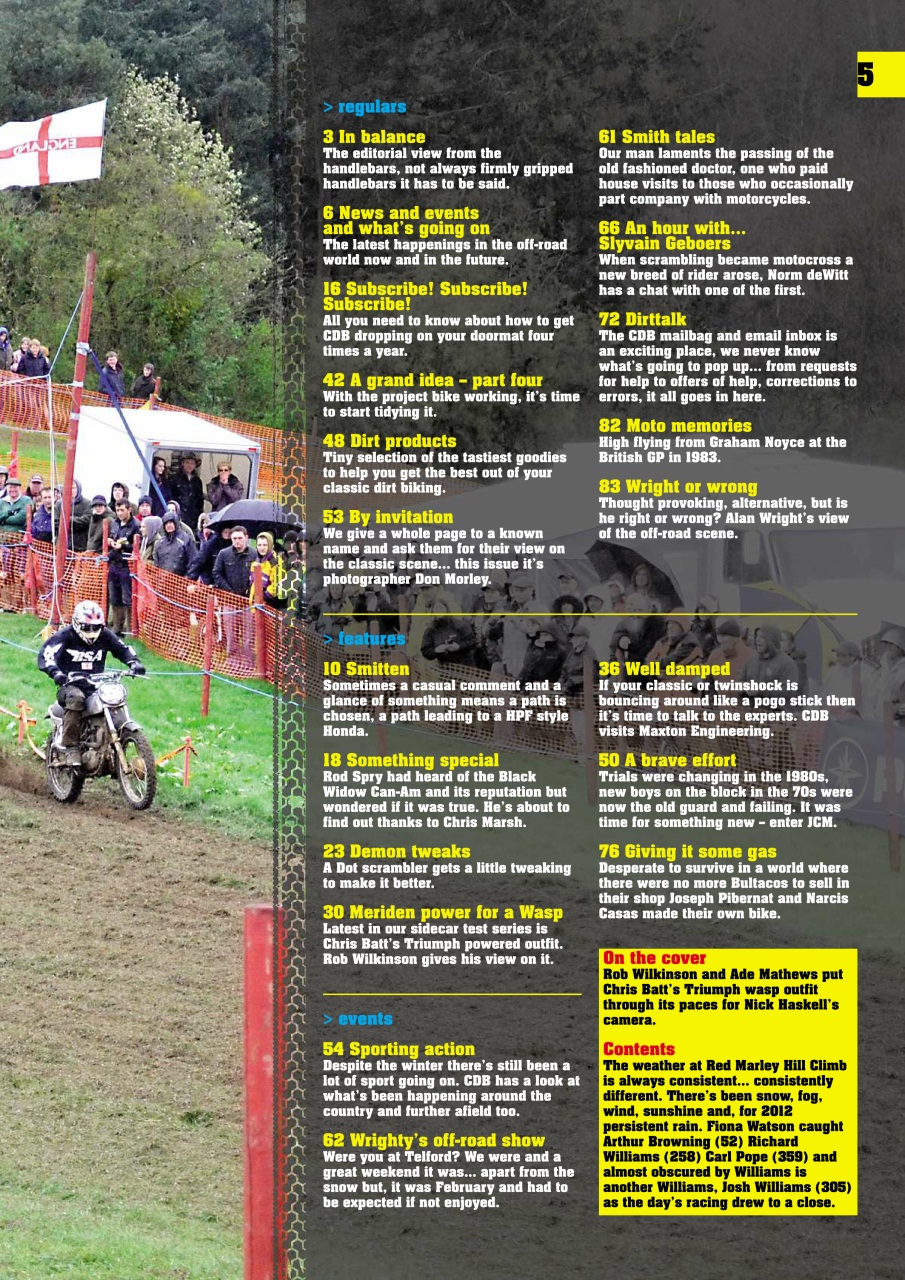 Classic Dirt Bike Preview Pages