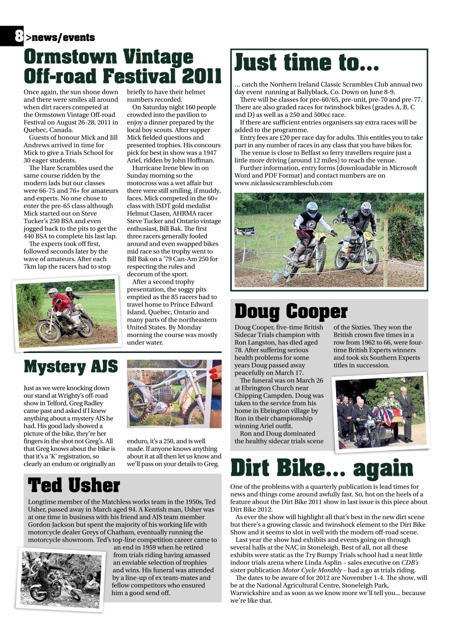 Classic Dirt Bike Preview Pages