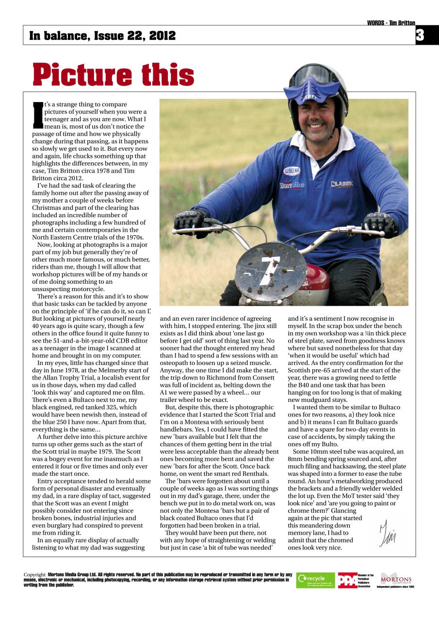 Classic Dirt Bike Preview Pages