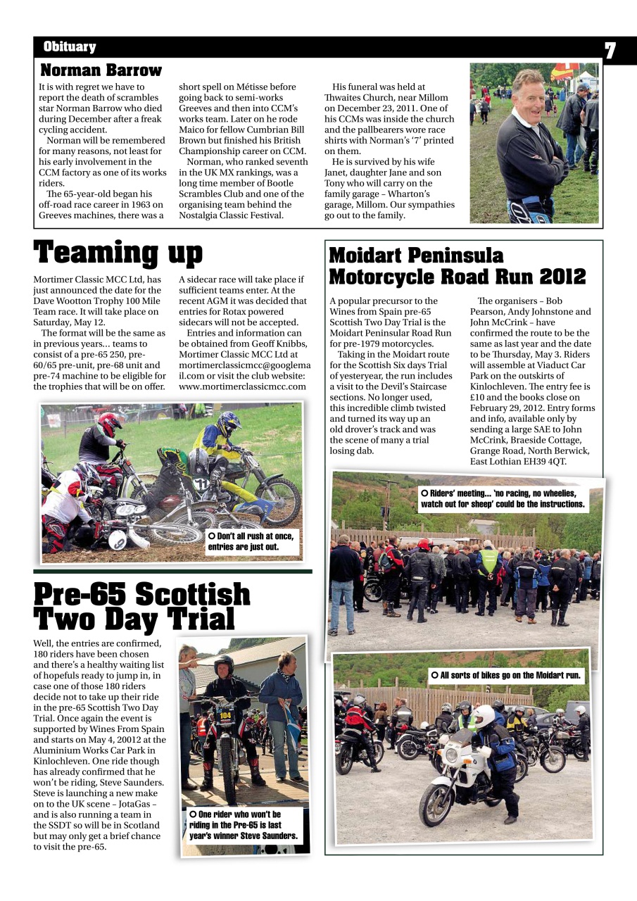 Classic Dirt Bike Preview Pages