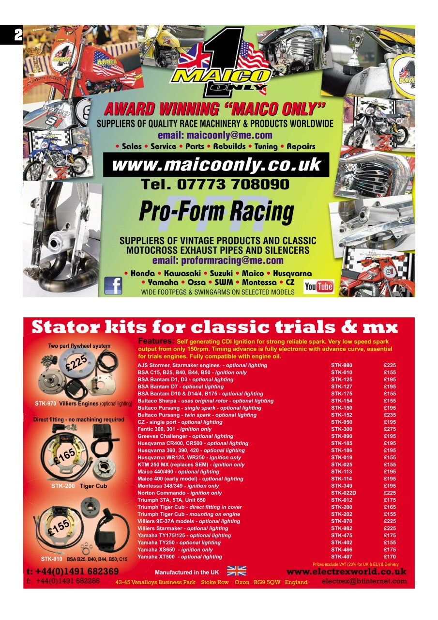 Classic Dirt Bike Preview Pages