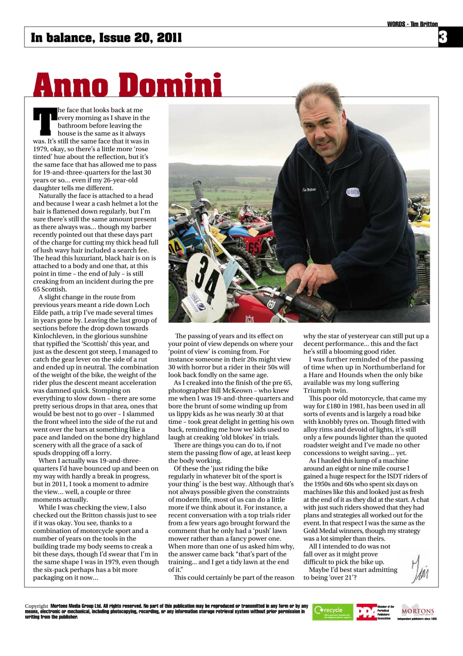 Classic Dirt Bike Preview Pages