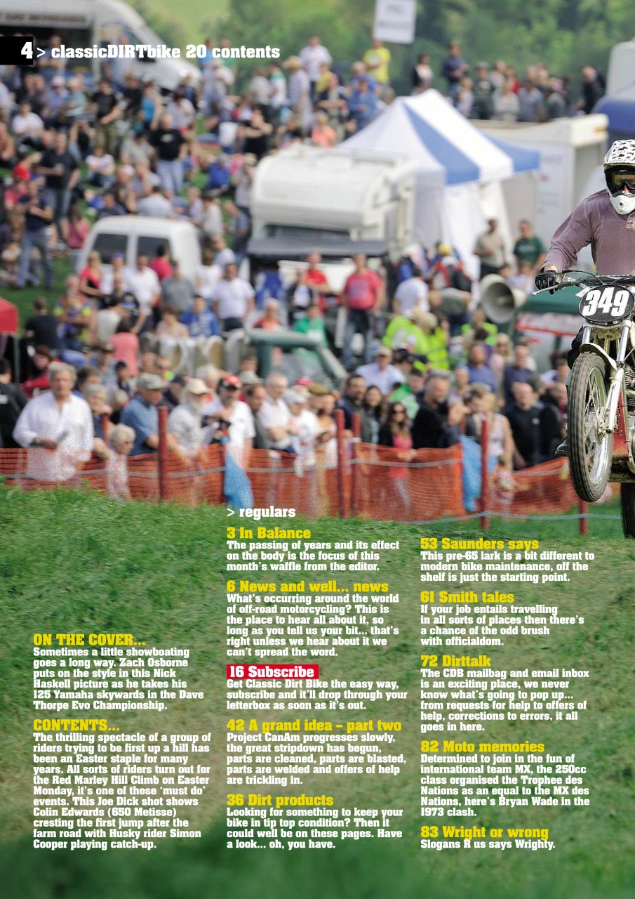 Classic Dirt Bike Preview Pages