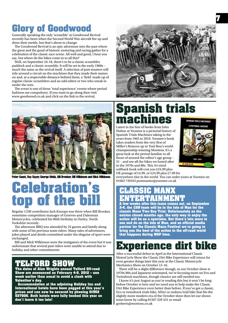 Classic Dirt Bike Preview Pages