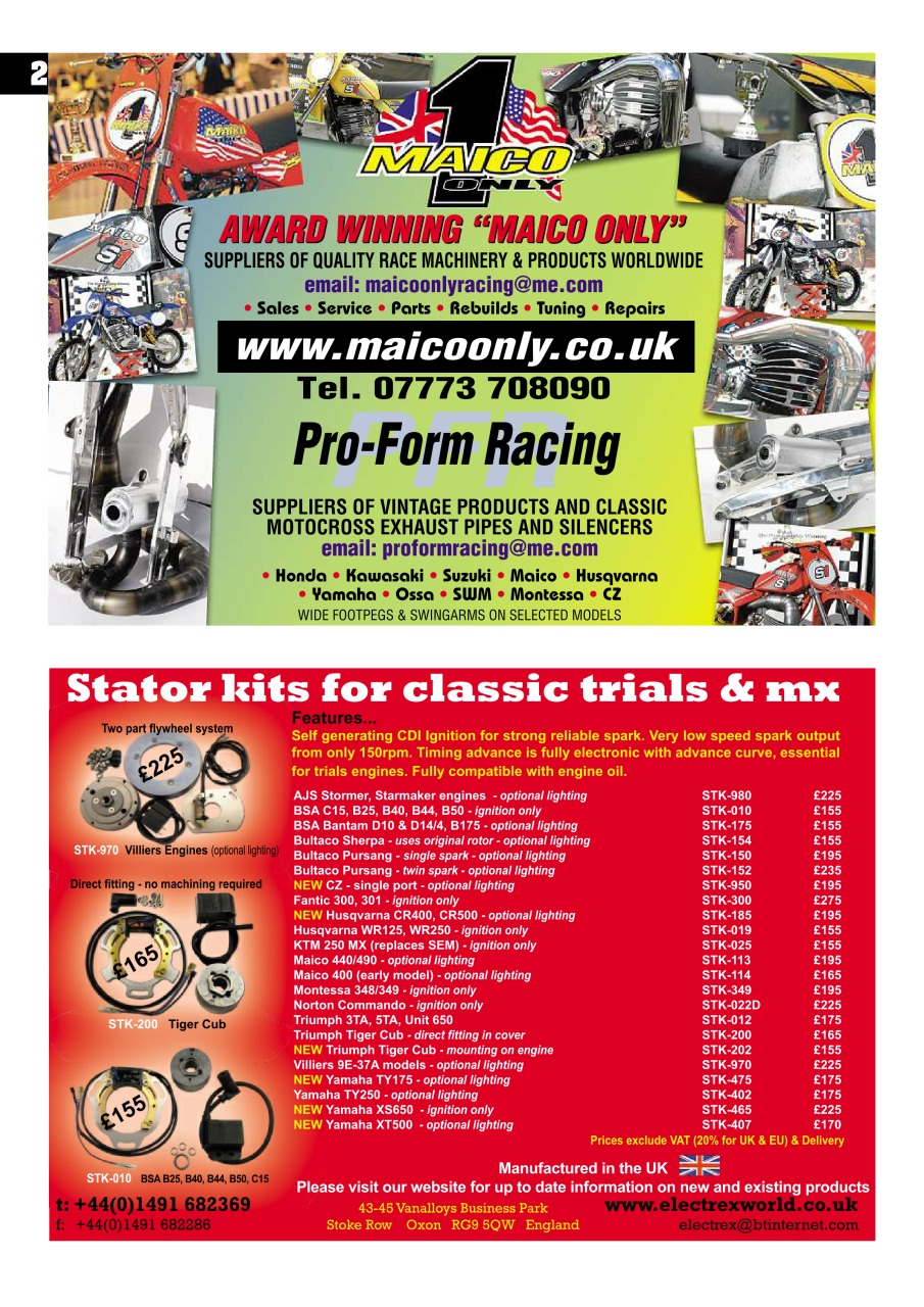 Classic Dirt Bike Preview Pages