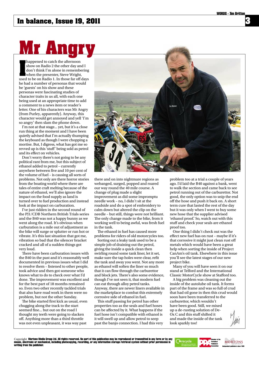 Classic Dirt Bike Preview Pages